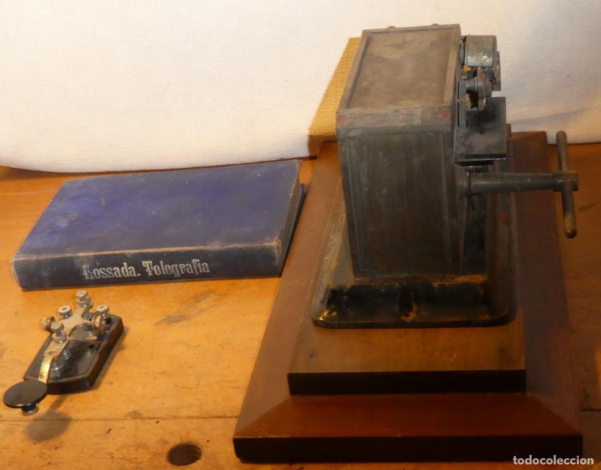 Antig&uuml;edades: TELEGRAFO TRANSMISOR, Y PERFORADOR, DE CINTA DE PAPEL - Foto 13