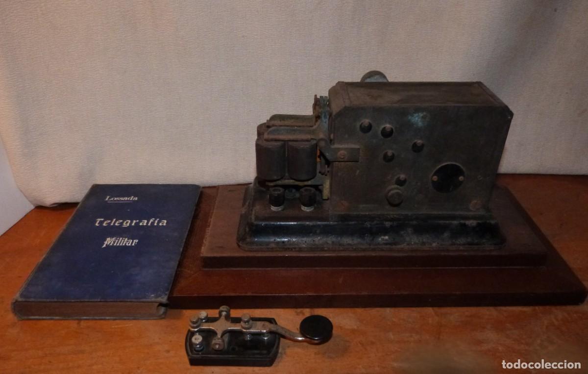 Antig&uuml;edades: TELEGRAFO TRANSMISOR, Y PERFORADOR, DE CINTA DE PAPEL - Foto 15