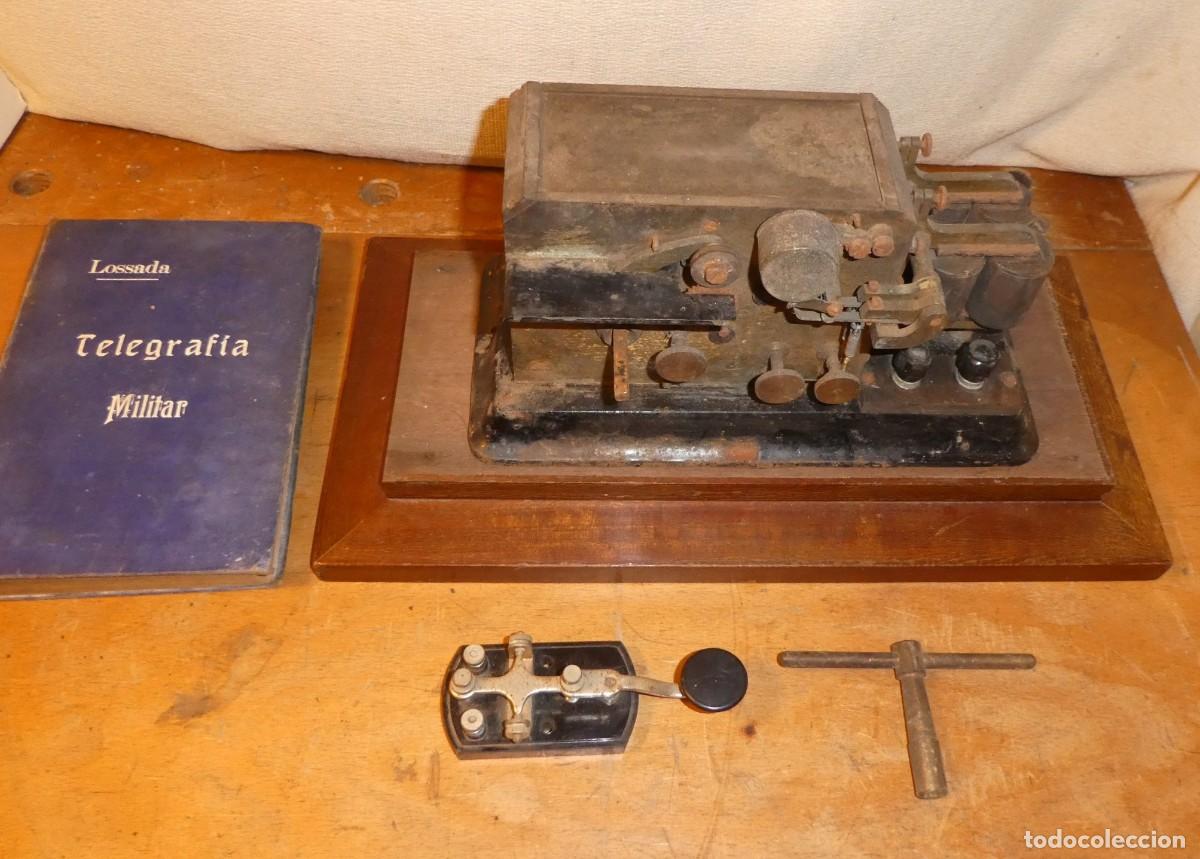 Antig&uuml;edades: TELEGRAFO TRANSMISOR, Y PERFORADOR, DE CINTA DE PAPEL - Foto 20