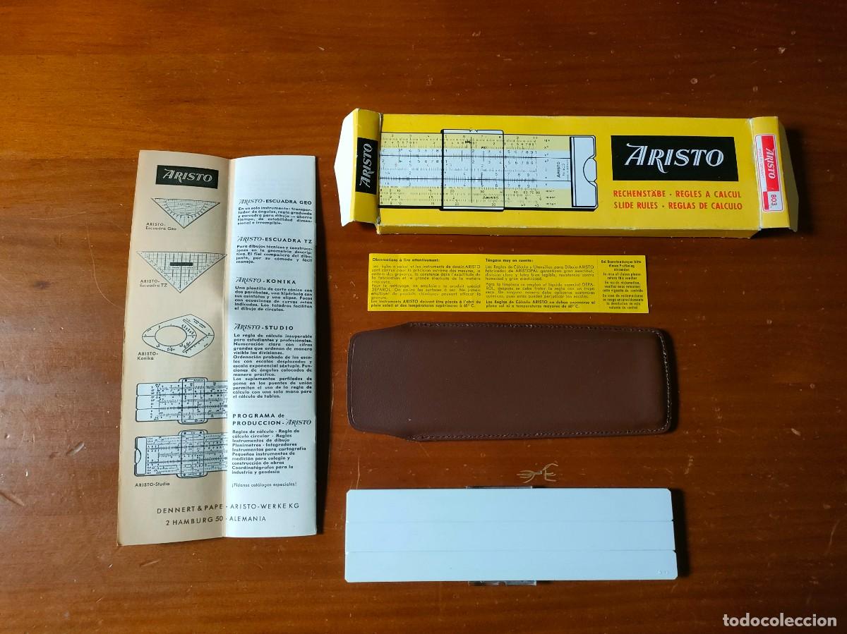 Antig&uuml;edades: REGLA DE C&Aacute;LCULO ARISTO 803 SLIDE RULE - Foto 7