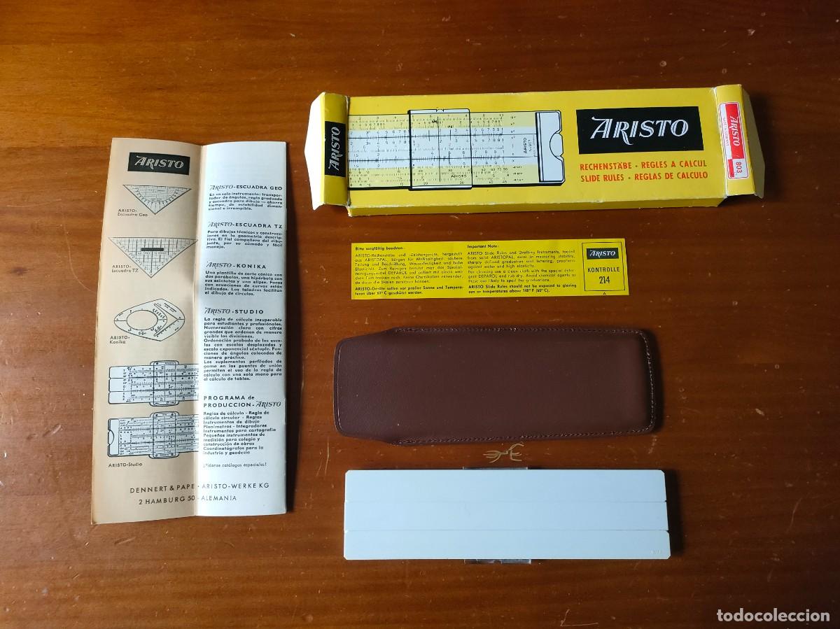 Antig&uuml;edades: REGLA DE C&Aacute;LCULO ARISTO 803 SLIDE RULE - Foto 8