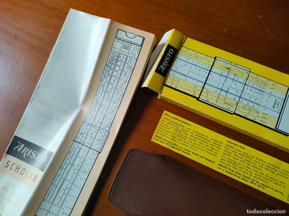 Antig&uuml;edades: REGLA DE C&Aacute;LCULO ARISTO 803 SLIDE RULE - Foto 11