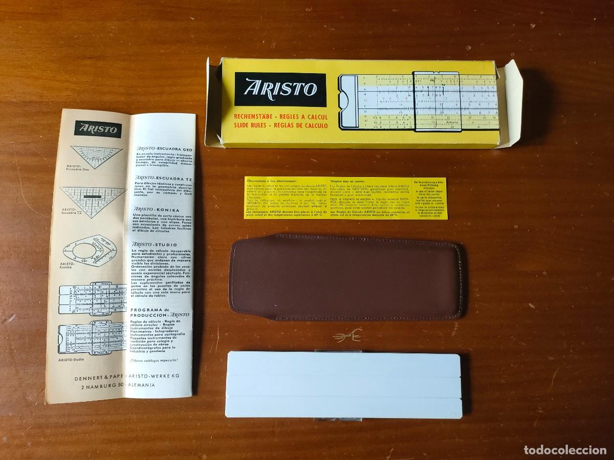 Antig&uuml;edades: REGLA DE C&Aacute;LCULO ARISTO 803 SLIDE RULE - Foto 13