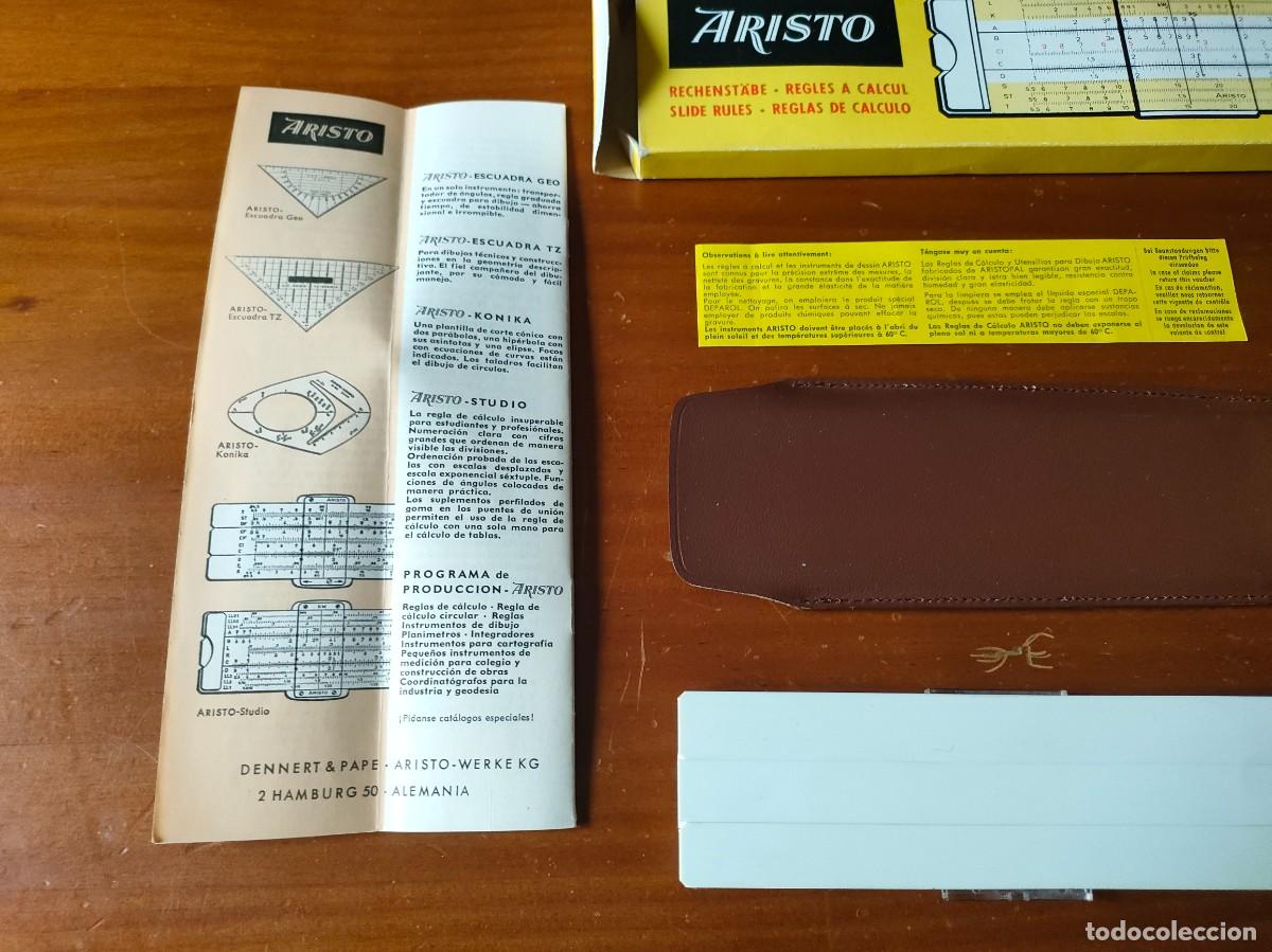 Antig&uuml;edades: REGLA DE C&Aacute;LCULO ARISTO 803 SLIDE RULE - Foto 14