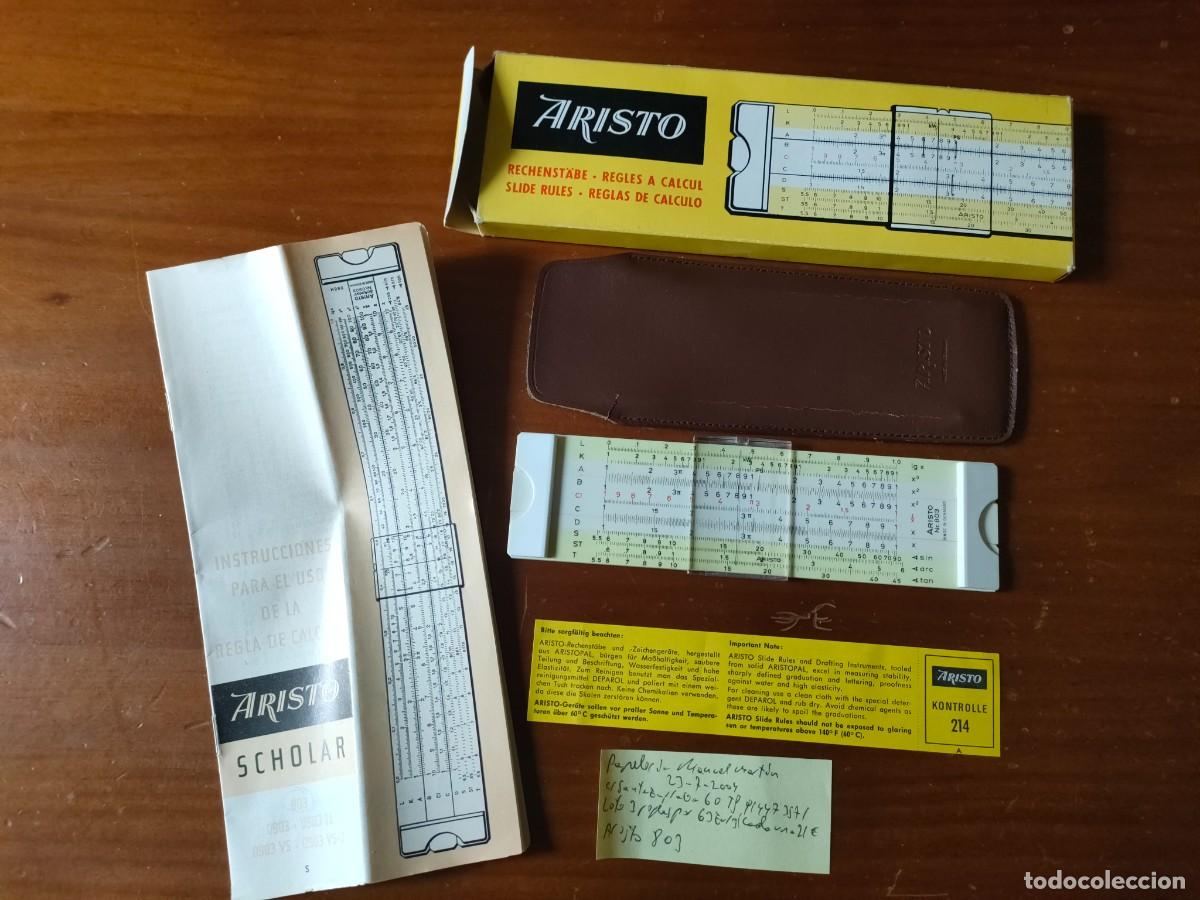 Antig&uuml;edades: REGLA DE C&Aacute;LCULO ARISTO 803 SLIDE RULE - Foto 23