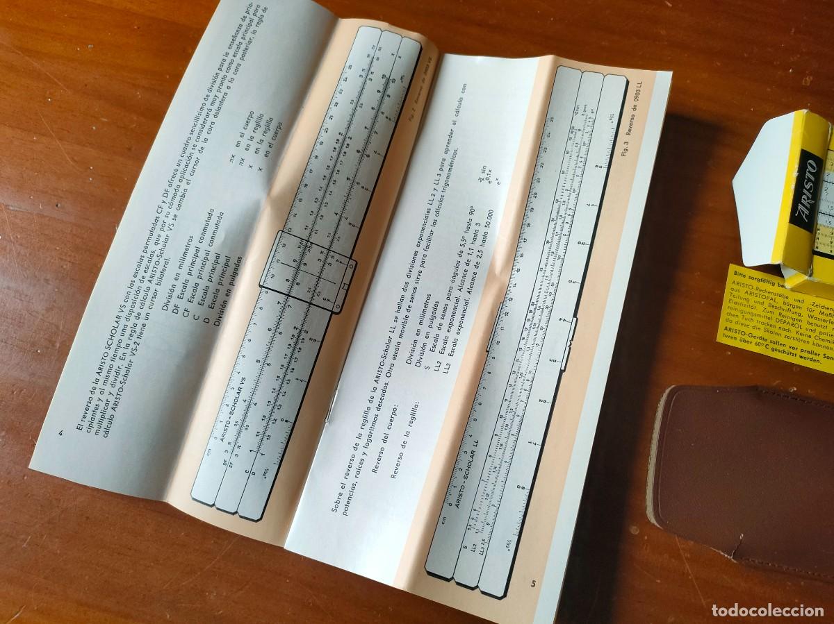 Antig&uuml;edades: REGLA DE C&Aacute;LCULO ARISTO 803 SLIDE RULE - Foto 25