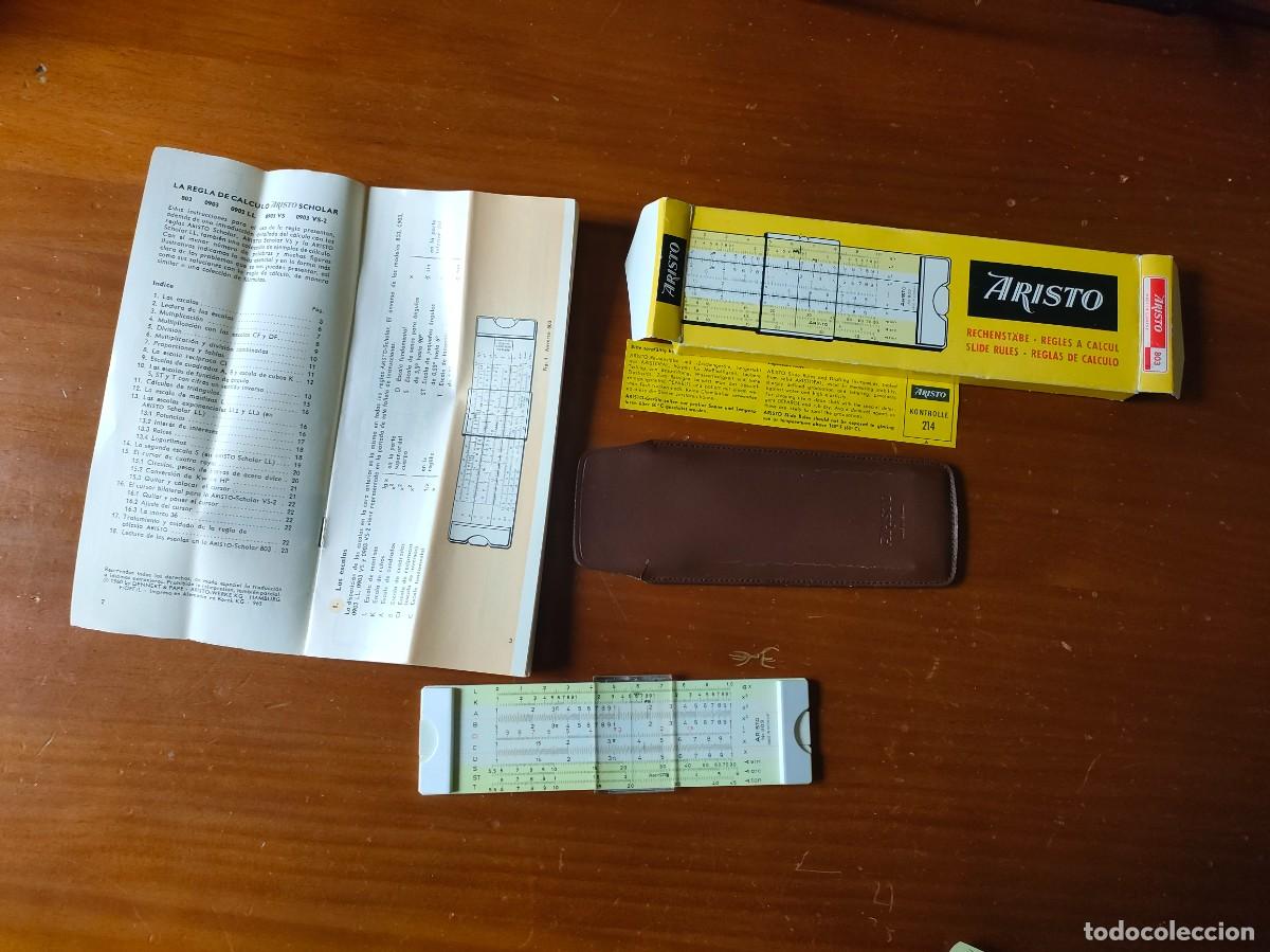 Antig&uuml;edades: REGLA DE C&Aacute;LCULO ARISTO 803 SLIDE RULE - Foto 26