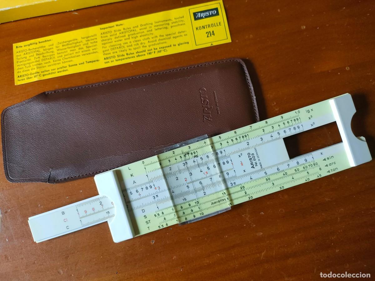 Antig&uuml;edades: REGLA DE C&Aacute;LCULO ARISTO 803 SLIDE RULE - Foto 30