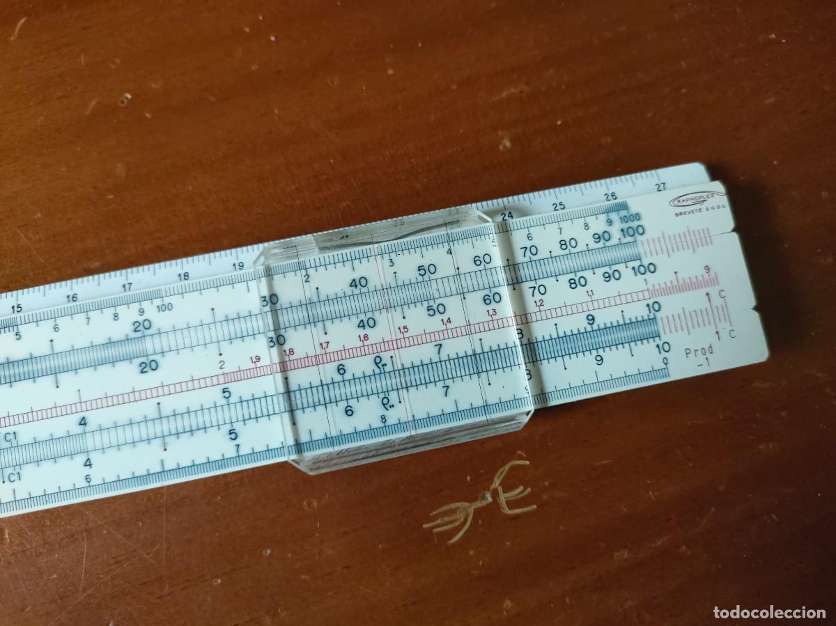 Antig&uuml;edades: REGLA DE CALCULO GRAPHOPLEX RAPHOPLEX SLIDE RULE REGLE A CALCUL - Foto 3