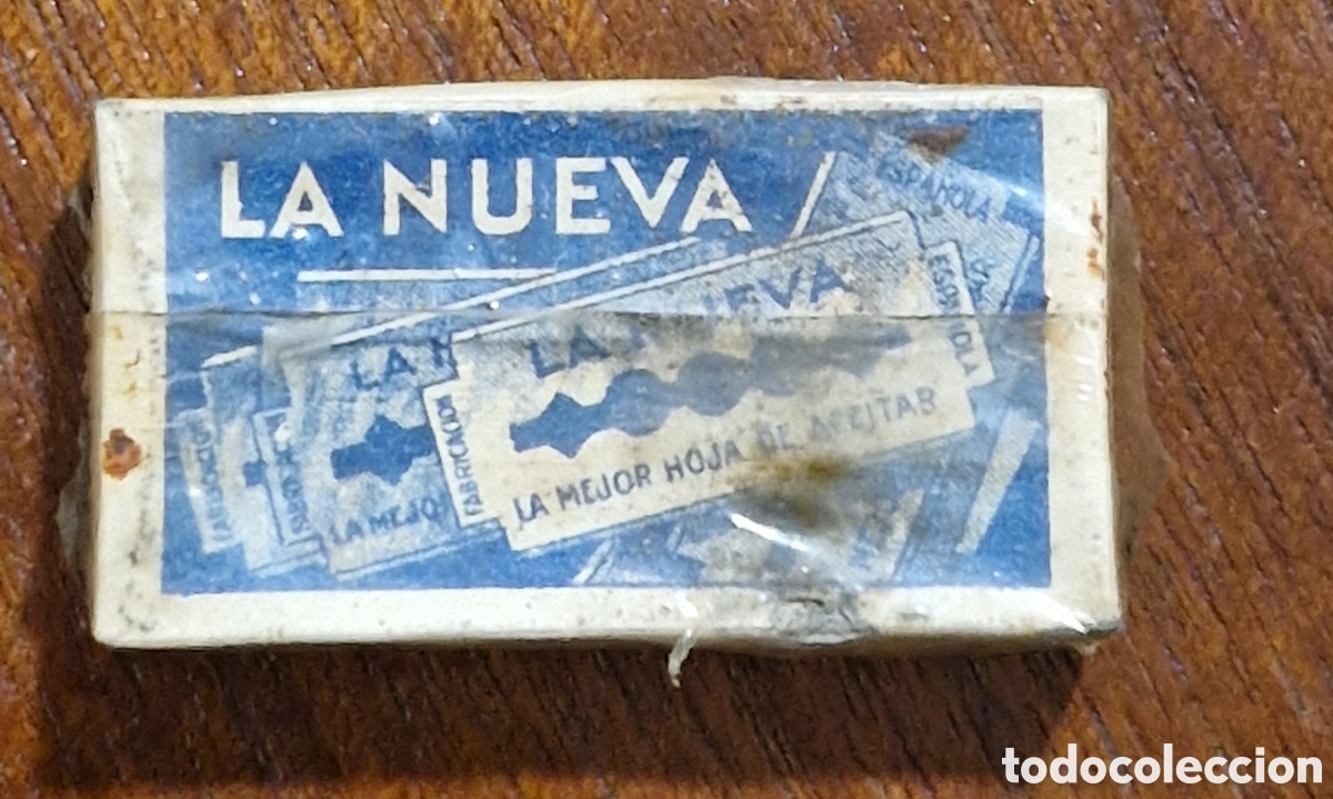 Antig&uuml;edades: Cuchillas afeitar La Nueva - Foto 1