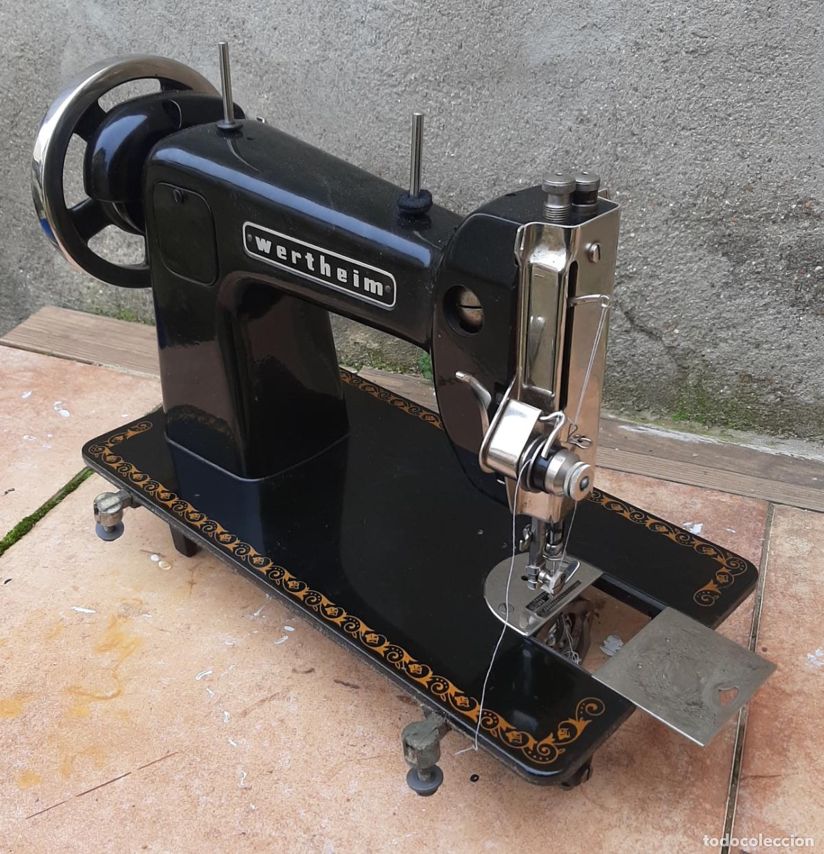 Antig&uuml;edades: maquina coser wertheim, funcionando correctamente - Foto 2