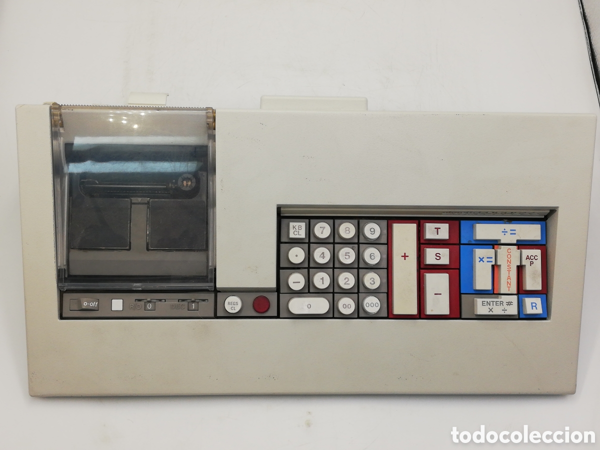 Antig&uuml;edades: Maquina Calcular Olivetti Logos 55 - Foto 1
