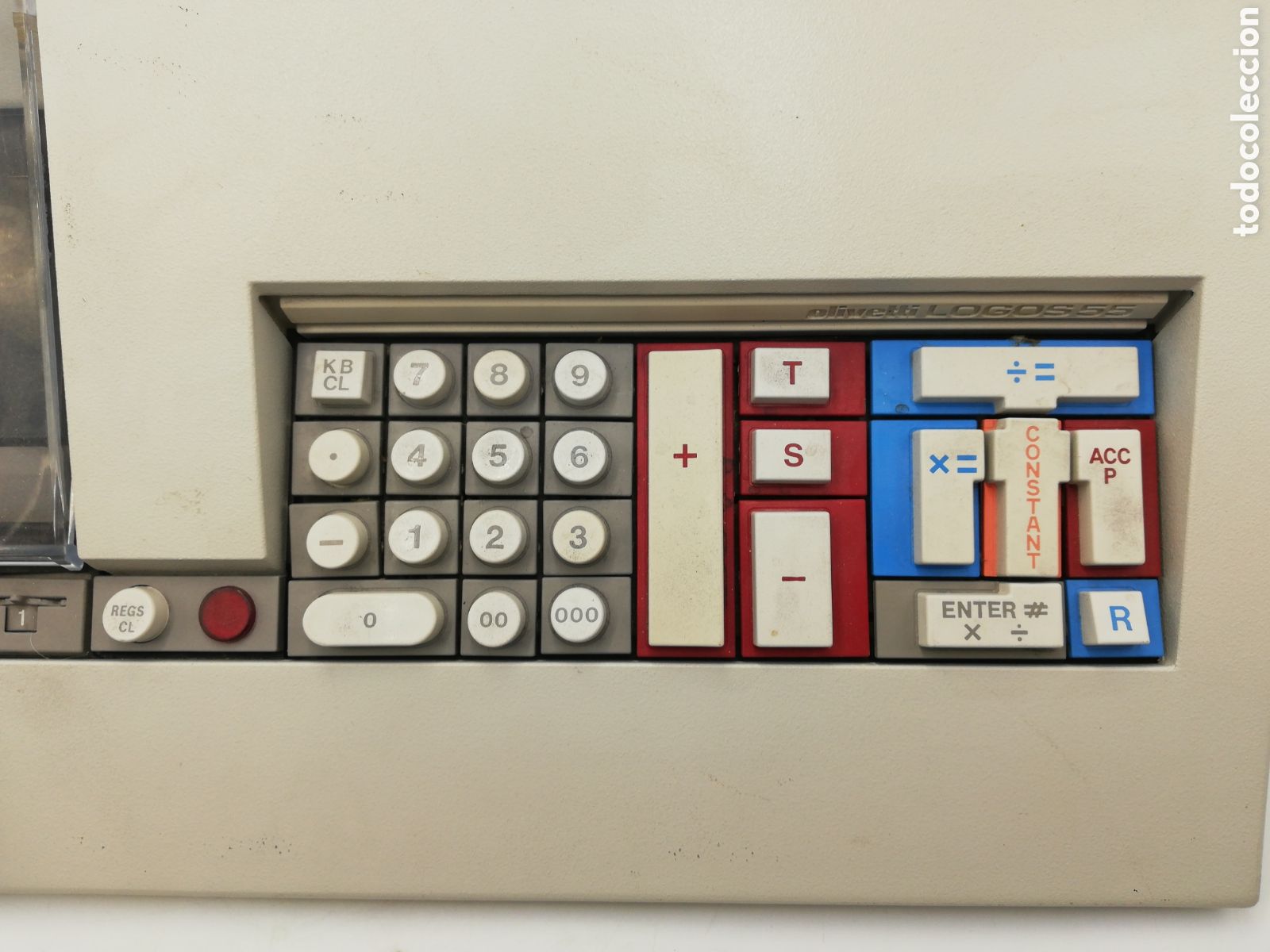 Antig&uuml;edades: Maquina Calcular Olivetti Logos 55 - Foto 2