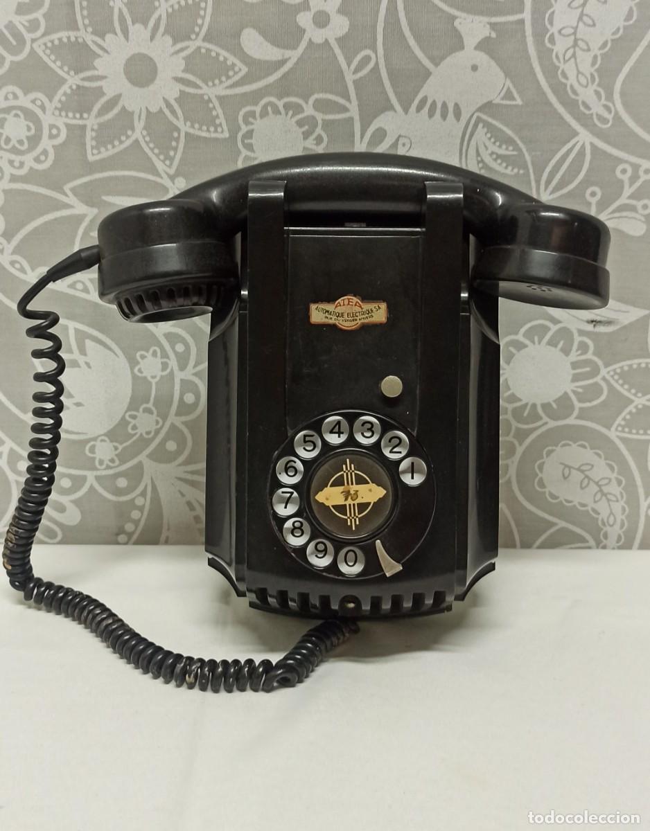 Tel&eacute;fonos: Tel&eacute;fono antiguo de pared Atea - Foto 1