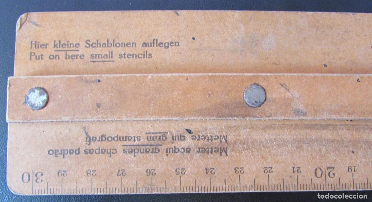 Antig&uuml;edades: REGLA SOENNECKEN DE PATRONES PEQUE&Ntilde;OS - Foto 2