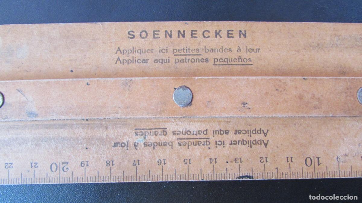 Antig&uuml;edades: REGLA SOENNECKEN DE PATRONES PEQUE&Ntilde;OS - Foto 3