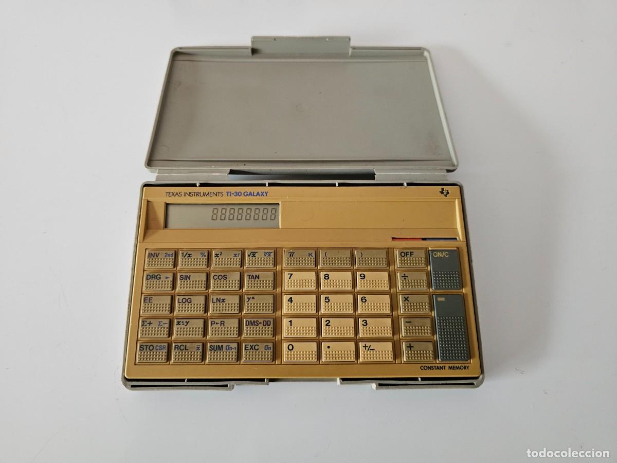 Antig&uuml;edades: Calculadora Texas Instruments TI-30 TI30 Galaxy - FUNCIONANDO - Foto 1