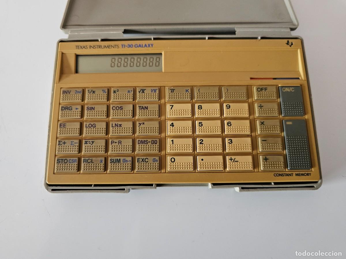 Antig&uuml;edades: Calculadora Texas Instruments TI-30 TI30 Galaxy - FUNCIONANDO - Foto 2