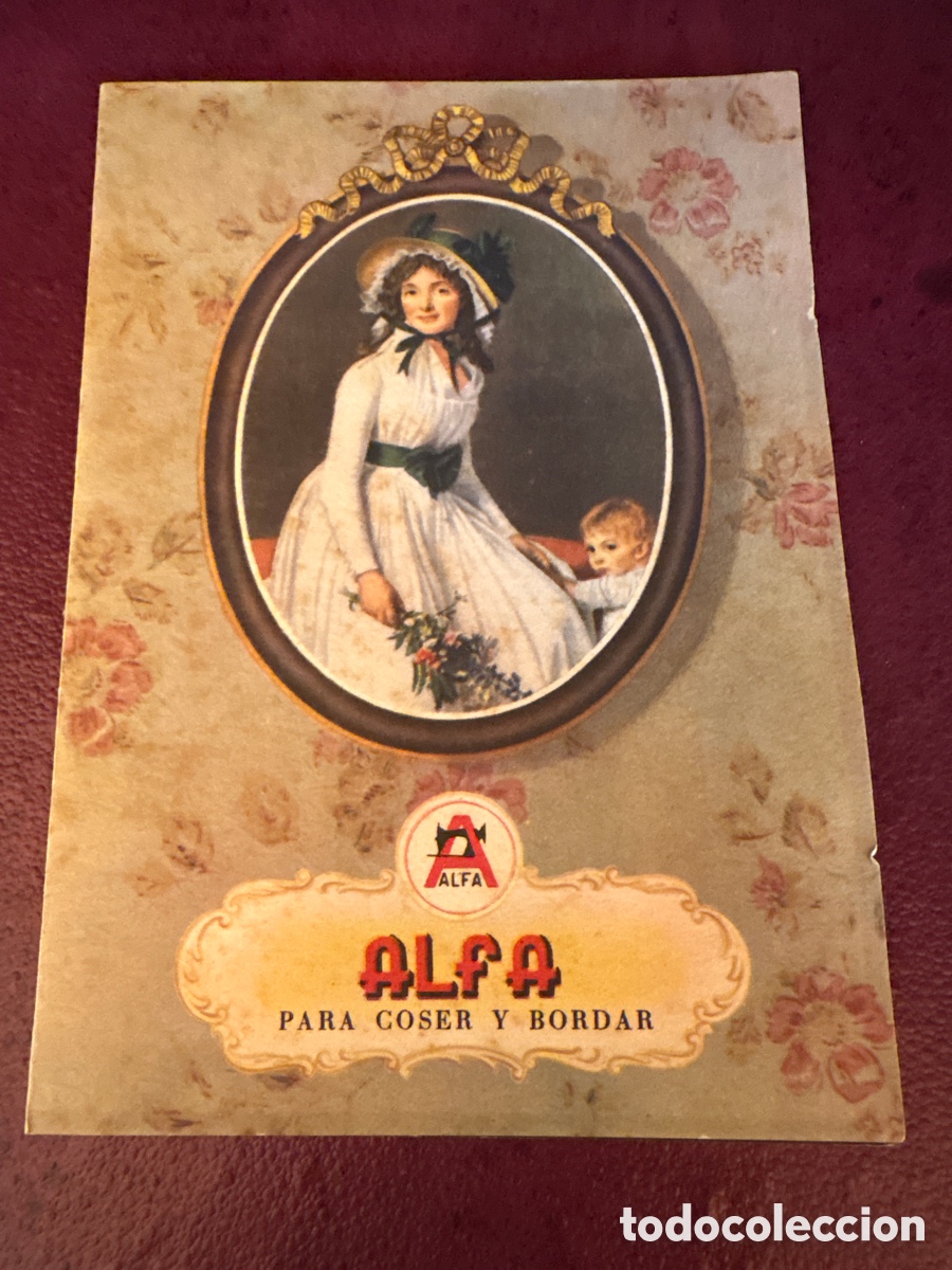 Antig&uuml;edades: MINI CAT&Aacute;LOGO D&Iacute;PTICO DE LA MAQUINA DE COSER ALFA DE EIBAR - Foto 3