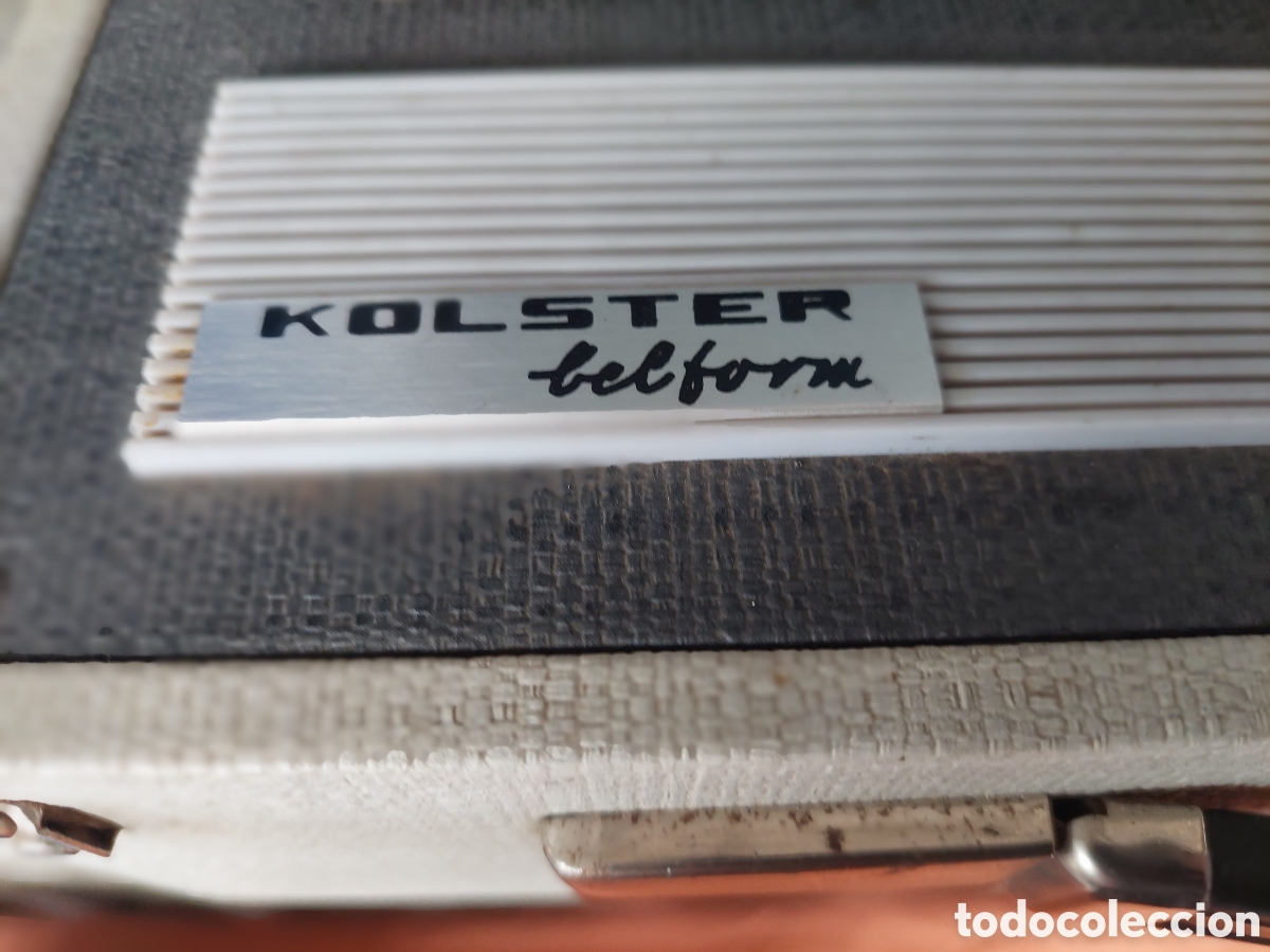 Antig&uuml;edades: TOCADISCOS PORT&Aacute;TIL ROESTER FUNCIONANDO MALETA - Foto 3