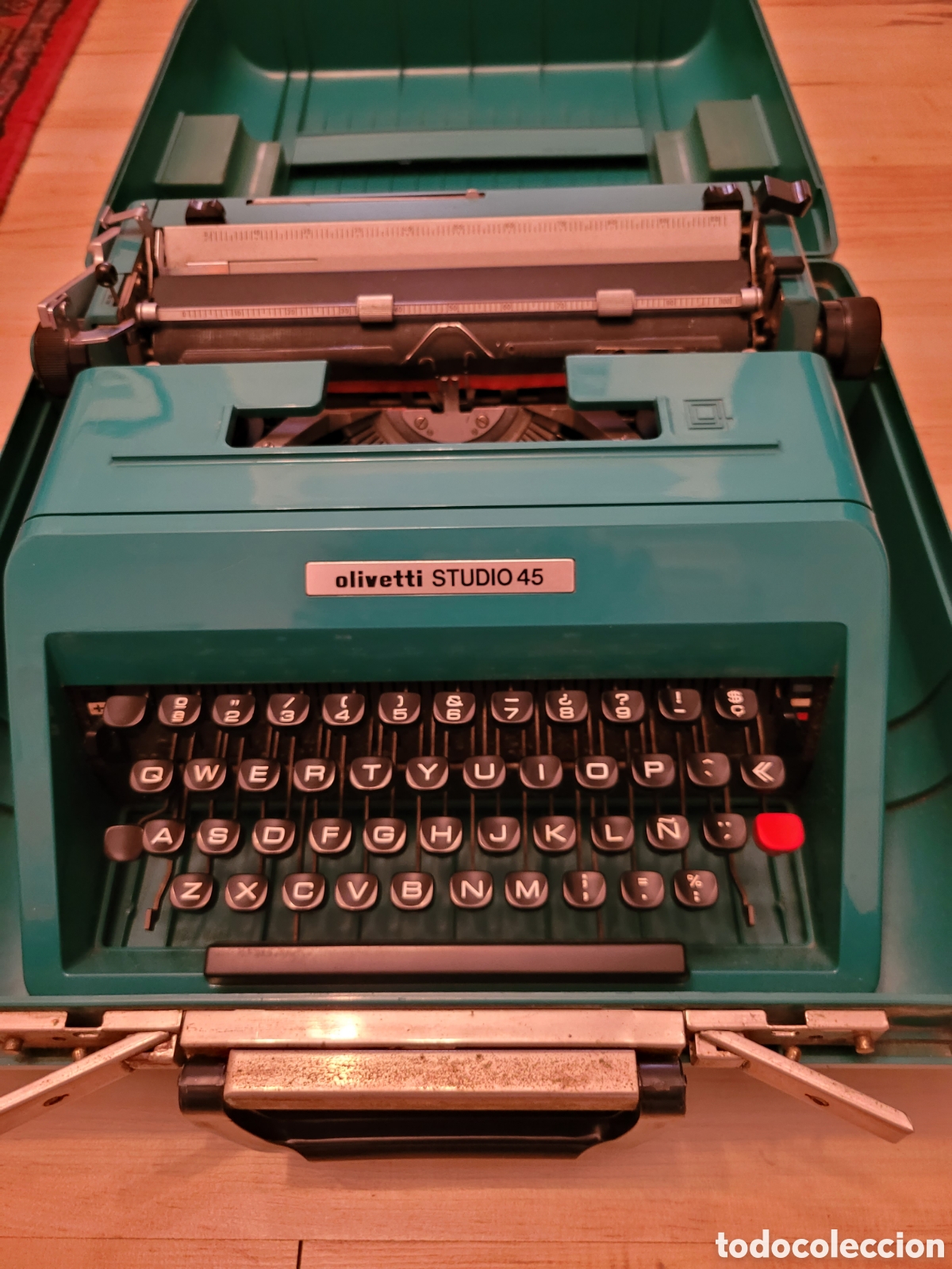 Antig&uuml;edades: M&aacute;quina de escribir Olivetti Studio 45 - Foto 2