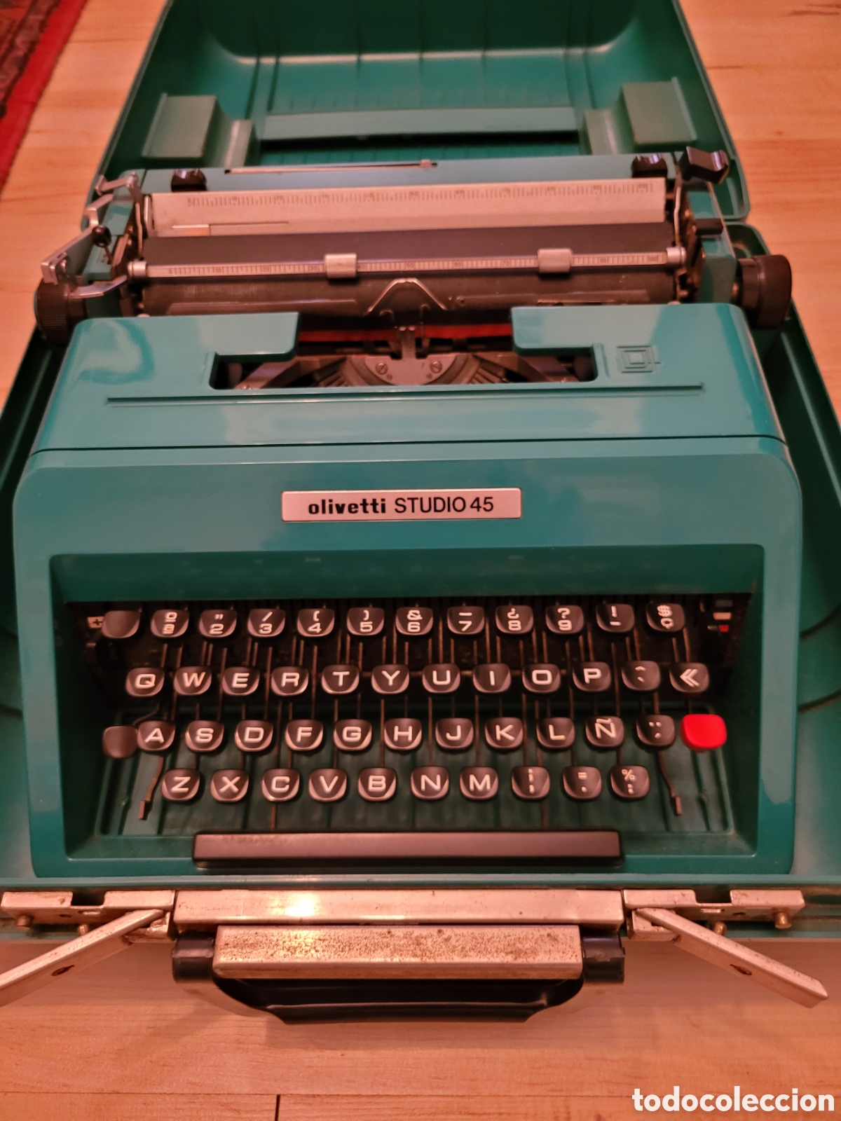 Antig&uuml;edades: M&aacute;quina de escribir Olivetti Studio 45 - Foto 3