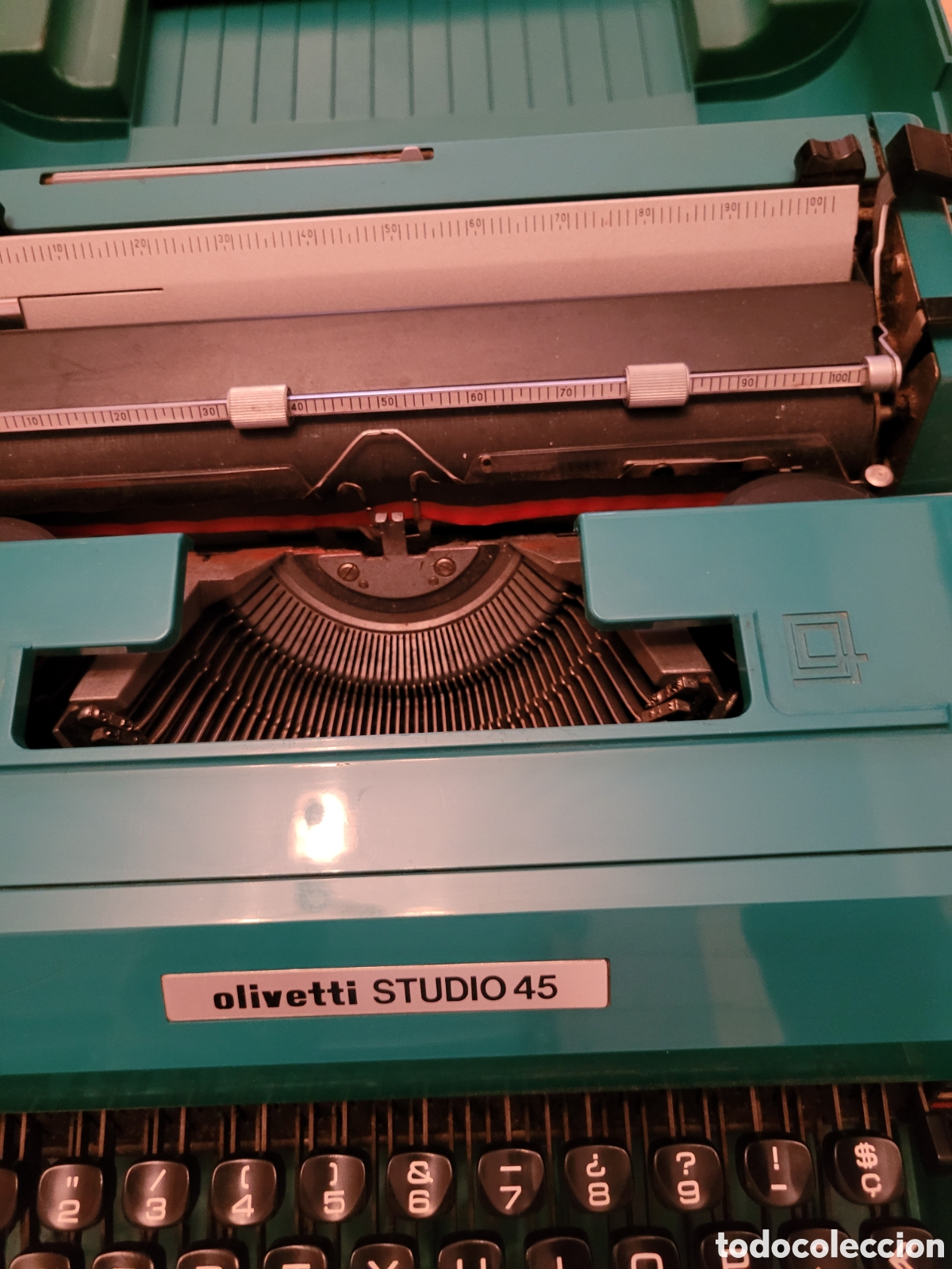 Antig&uuml;edades: M&aacute;quina de escribir Olivetti Studio 45 - Foto 6