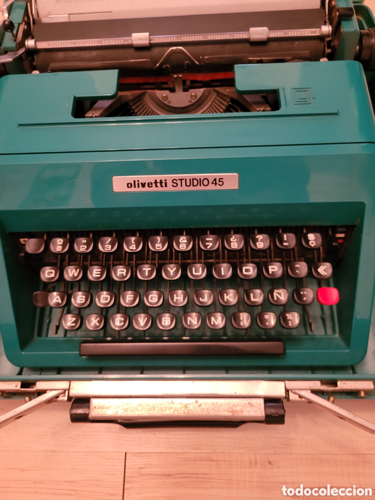 Antig&uuml;edades: M&aacute;quina de escribir Olivetti Studio 45 - Foto 1