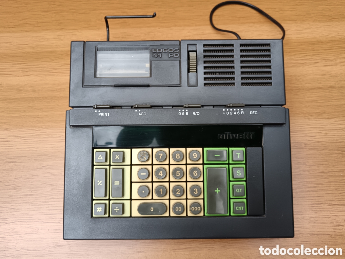 Antig&uuml;edades: ANTIGUA CALCULADORA OLIVETTI LOGOS NO FUNCIONA - Foto 2