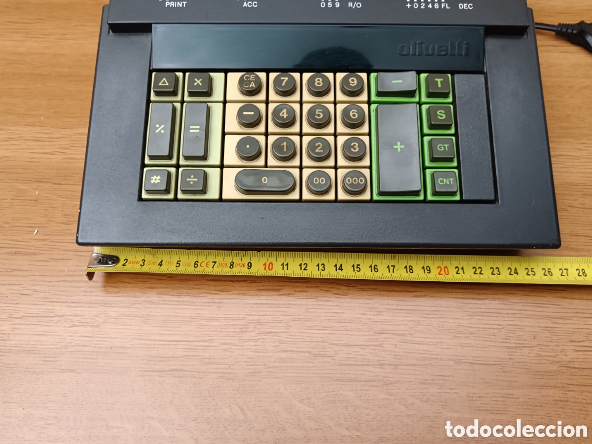 Antig&uuml;edades: ANTIGUA CALCULADORA OLIVETTI LOGOS NO FUNCIONA - Foto 5