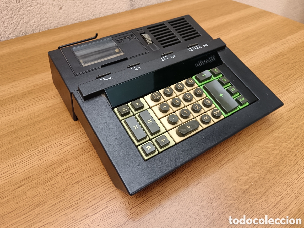 Antig&uuml;edades: ANTIGUA CALCULADORA OLIVETTI LOGOS NO FUNCIONA - Foto 1