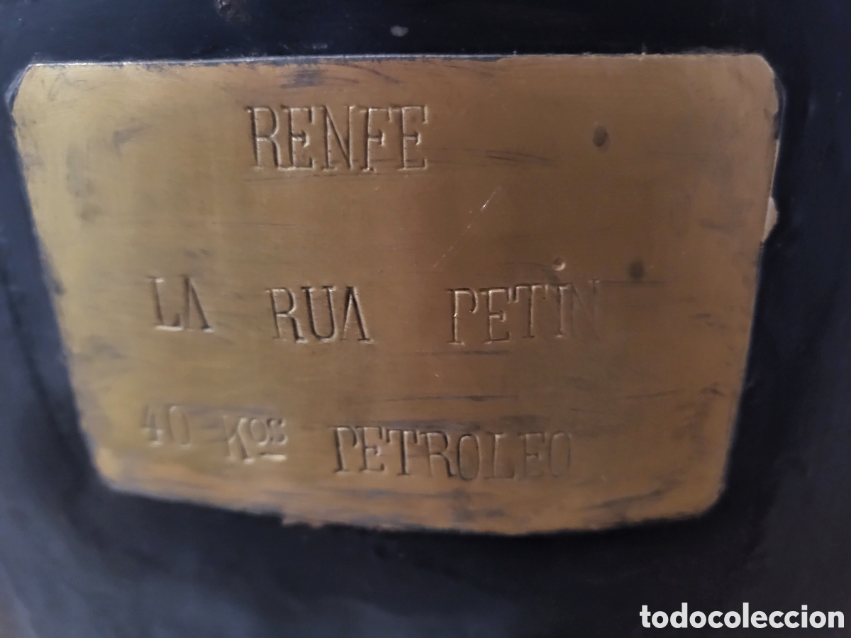 Antig&uuml;edades: ANTIGUA PETROLERA 40 LITROS - Foto 7