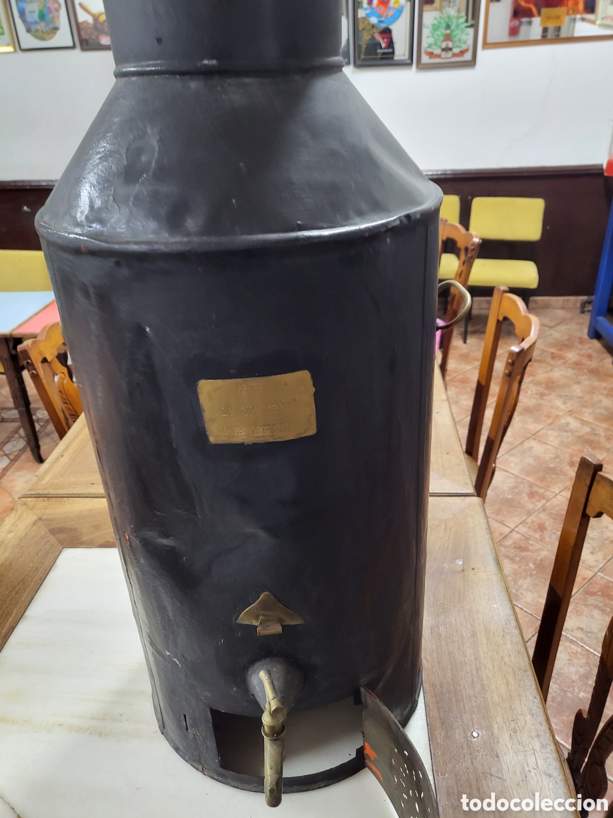 Antig&uuml;edades: ANTIGUA PETROLERA 40 LITROS - Foto 11