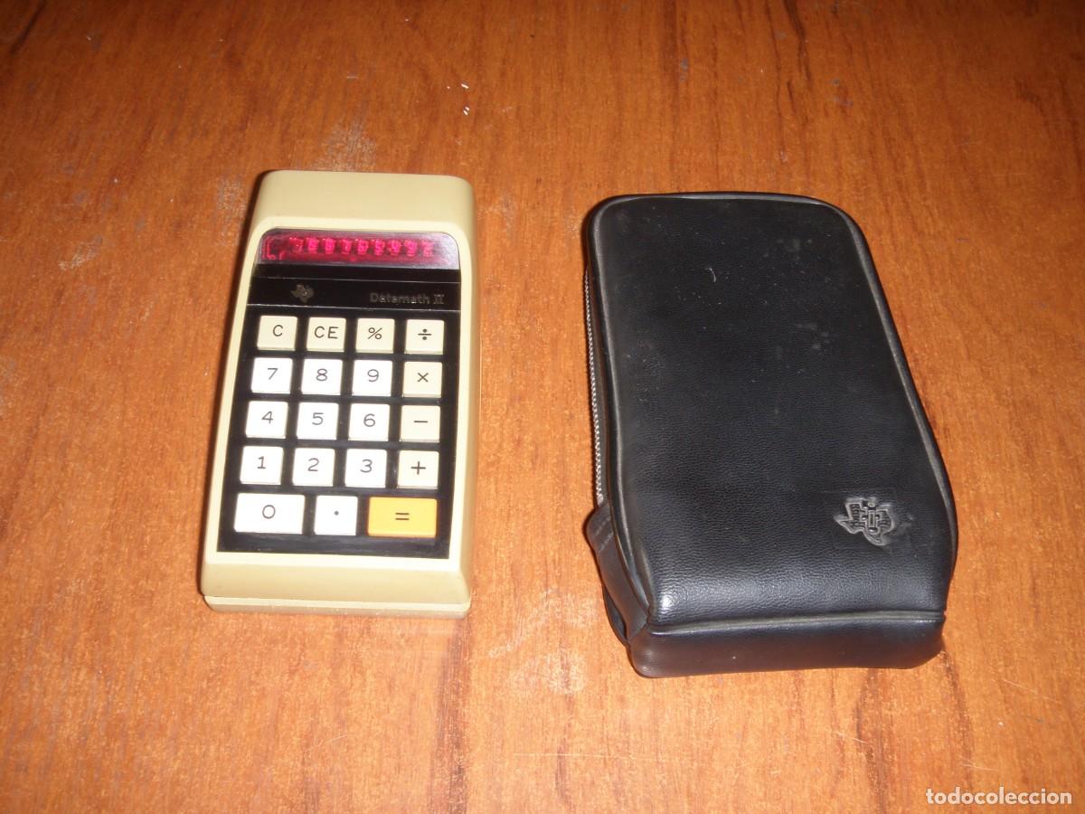 Antig&uuml;edades: CALCULADORA TEXAS INSTRUMENTS DATAMATH II FUNCIONANDO EN SU FUNDA - Foto 1