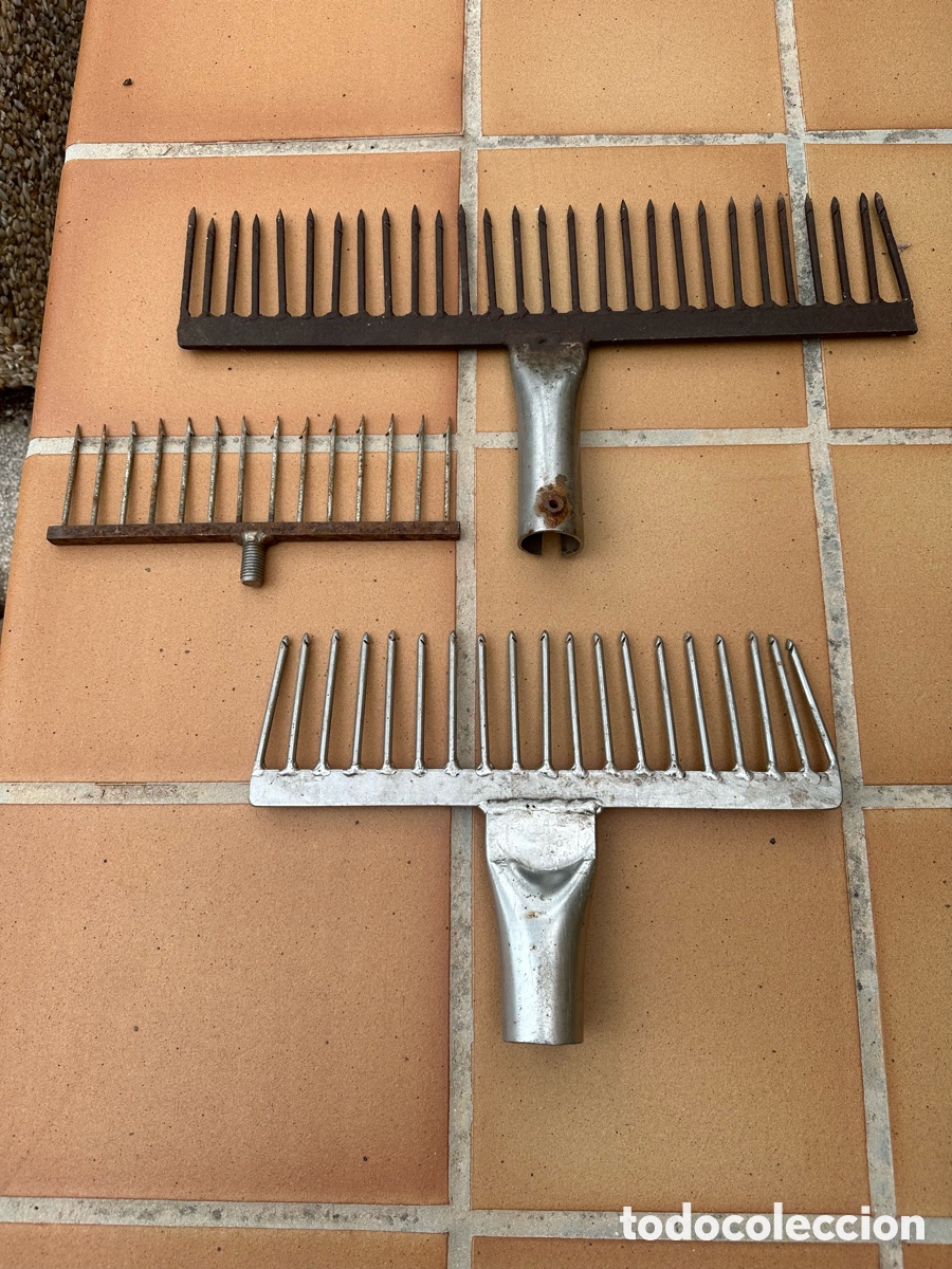 Antig&uuml;edades: Lote de fitoras antiguas de forja - Foto 14