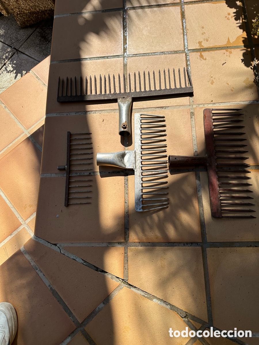 Antig&uuml;edades: Lote de fitoras antiguas de forja - Foto 1