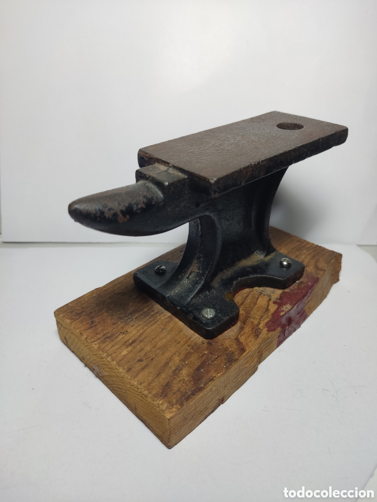 Antig&uuml;edades: ANTIGUO YUNQUE DE JOYERO RELOJERO - Foto 3