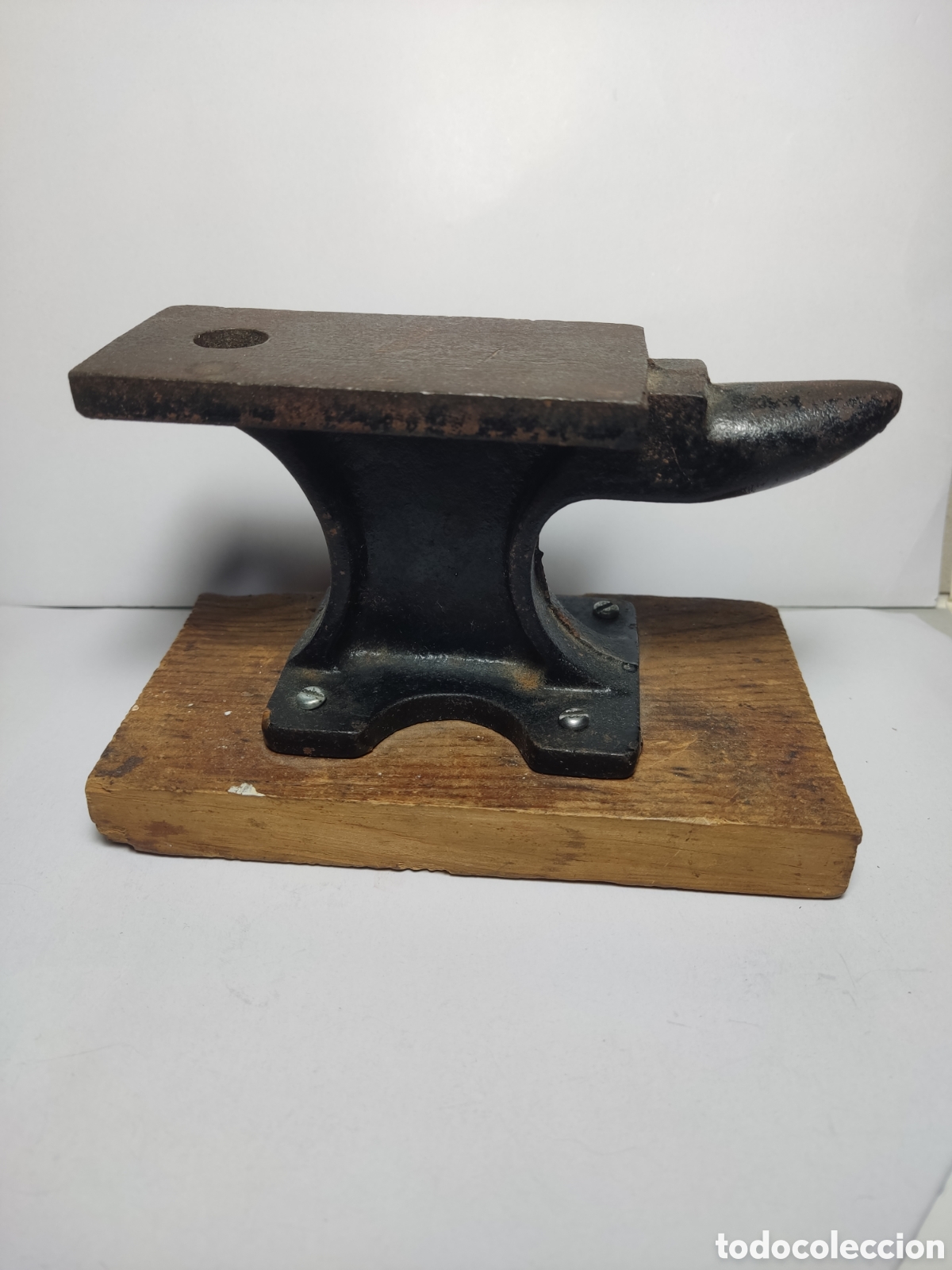 Antig&uuml;edades: ANTIGUO YUNQUE DE JOYERO RELOJERO - Foto 4