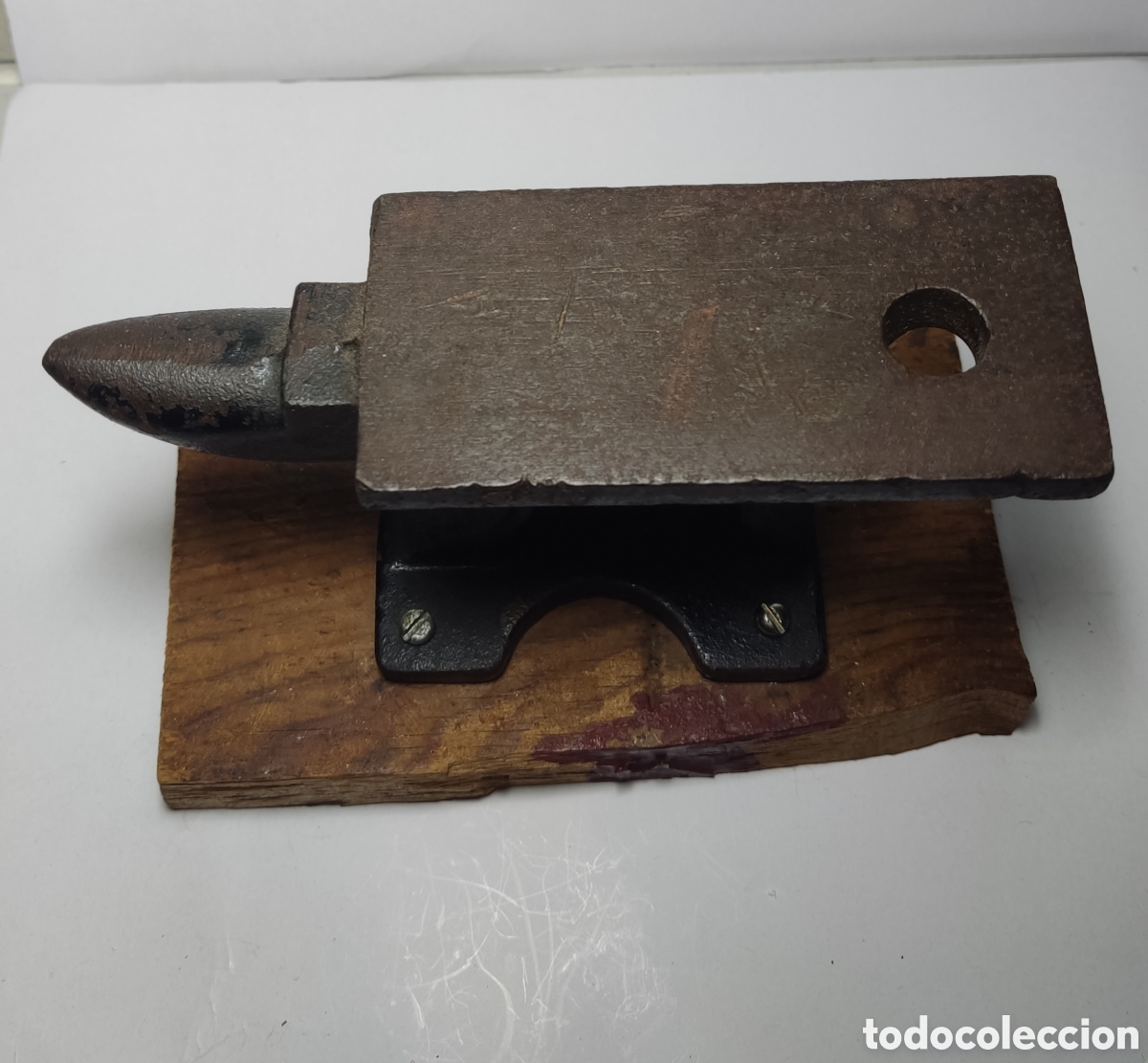 Antig&uuml;edades: ANTIGUO YUNQUE DE JOYERO RELOJERO - Foto 7