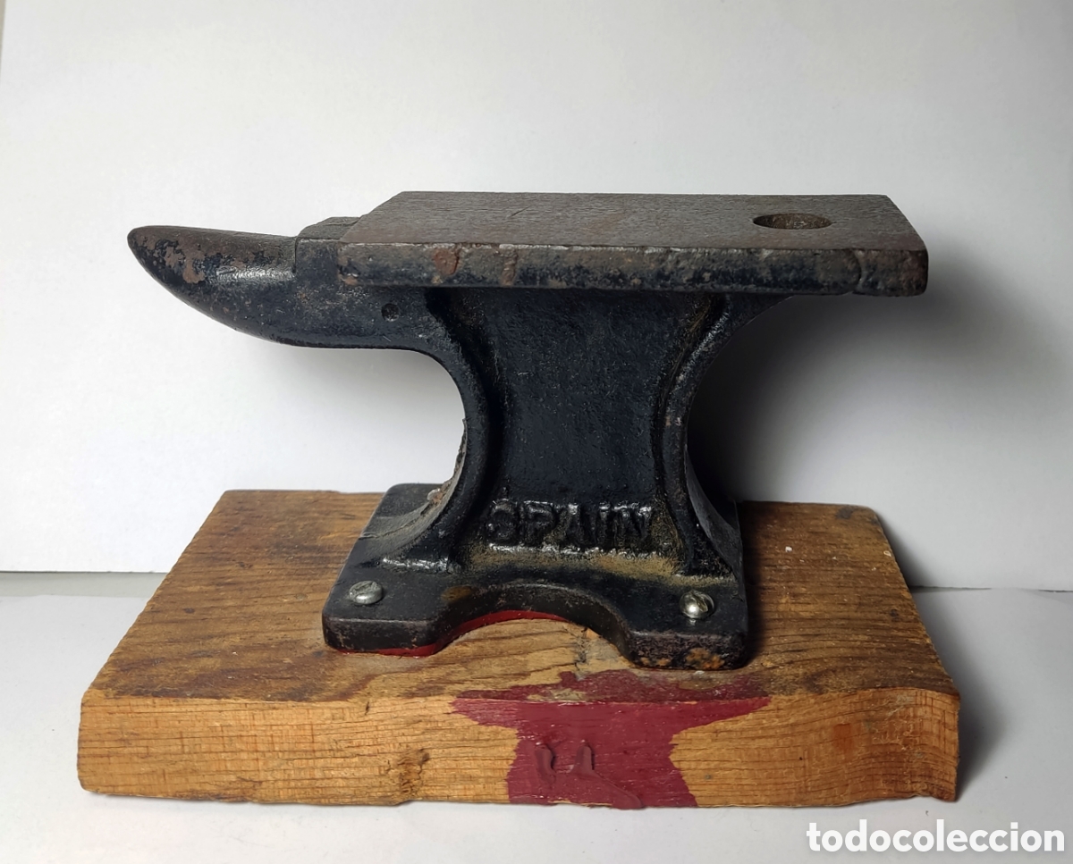 Antig&uuml;edades: ANTIGUO YUNQUE DE JOYERO RELOJERO - Foto 8
