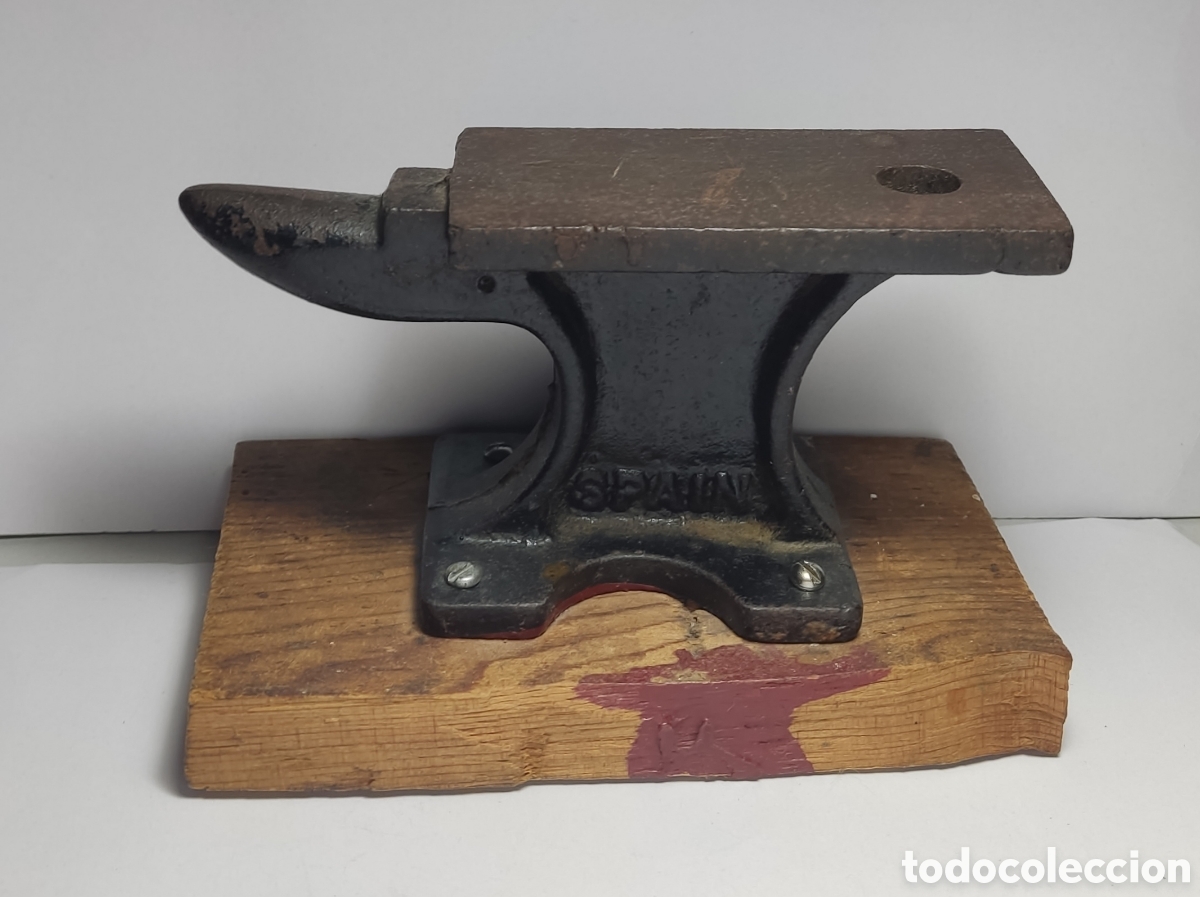 Antig&uuml;edades: ANTIGUO YUNQUE DE JOYERO RELOJERO - Foto 1