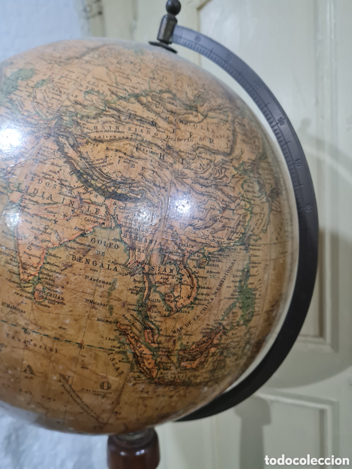Antig&uuml;edades: NUEVO GLOBO TERRESTRE (MANG STUTTGART) Antiguo - Foto 2