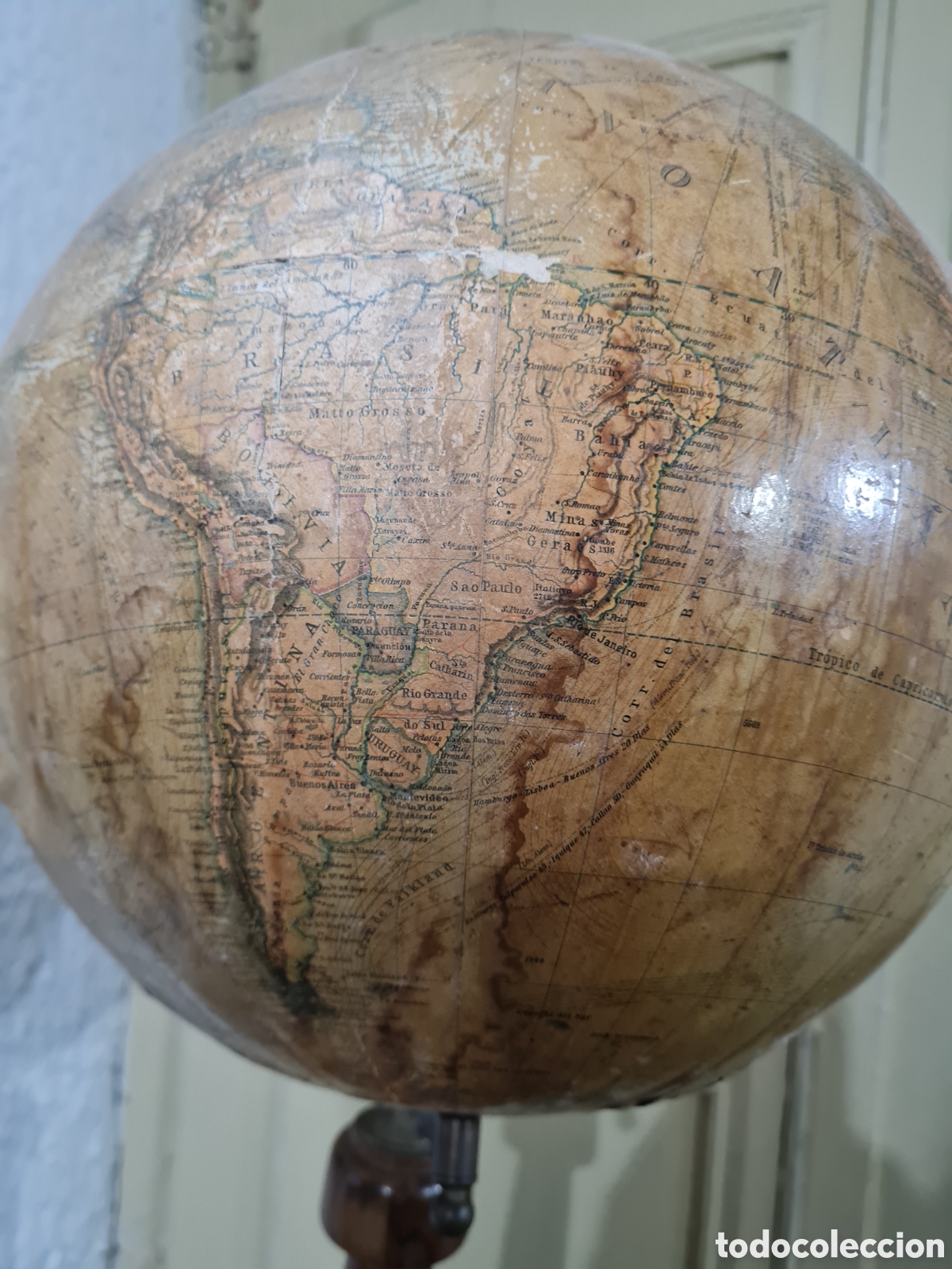 Antig&uuml;edades: NUEVO GLOBO TERRESTRE (MANG STUTTGART) Antiguo - Foto 4