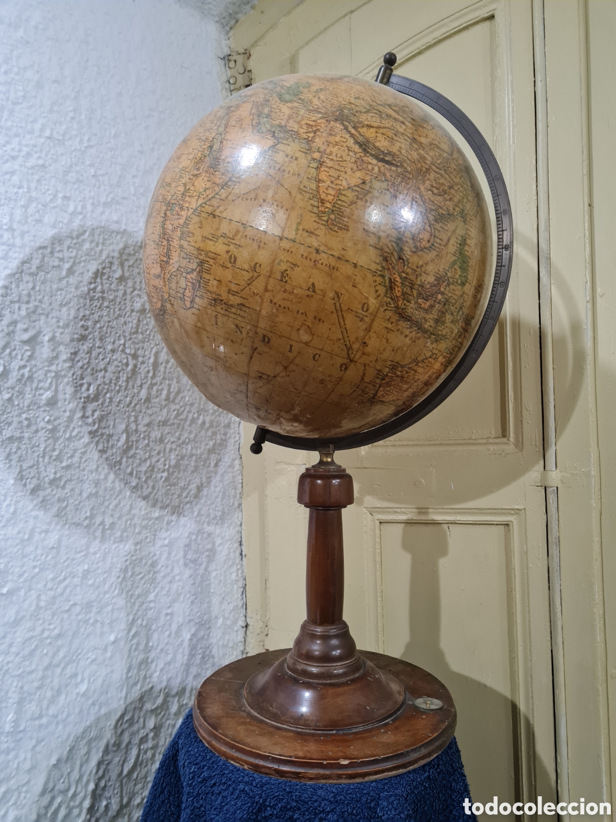 Antig&uuml;edades: NUEVO GLOBO TERRESTRE (MANG STUTTGART) Antiguo - Foto 1