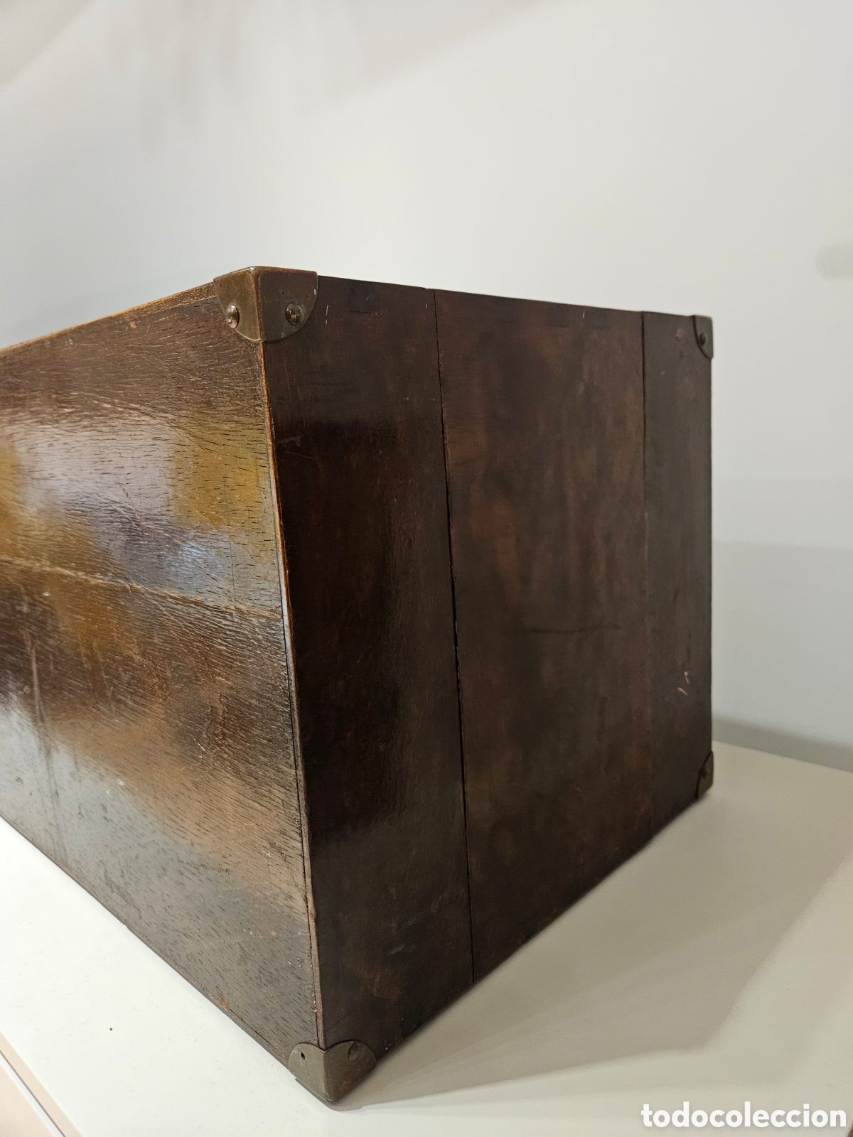 Antig&uuml;edades: ANTIGUA CAJA MADERA MATERIAL LABORATORIO - Foto 6