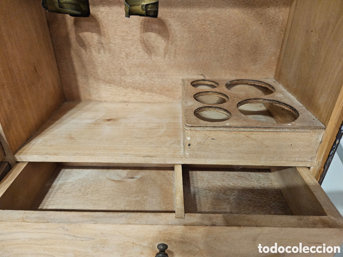 Antig&uuml;edades: ANTIGUA CAJA MADERA MATERIAL LABORATORIO - Foto 11