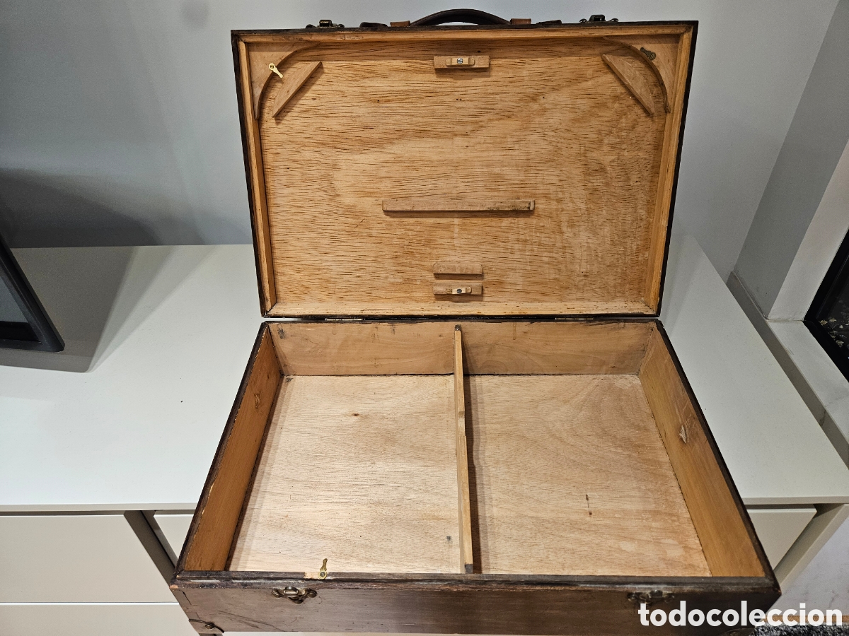 Antig&uuml;edades: ANTIGUA CAJA MADERA MATERIAL LABORATORIO - Foto 12