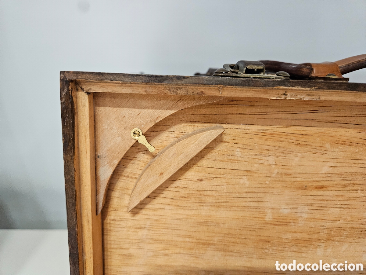 Antig&uuml;edades: ANTIGUA CAJA MADERA MATERIAL LABORATORIO - Foto 13