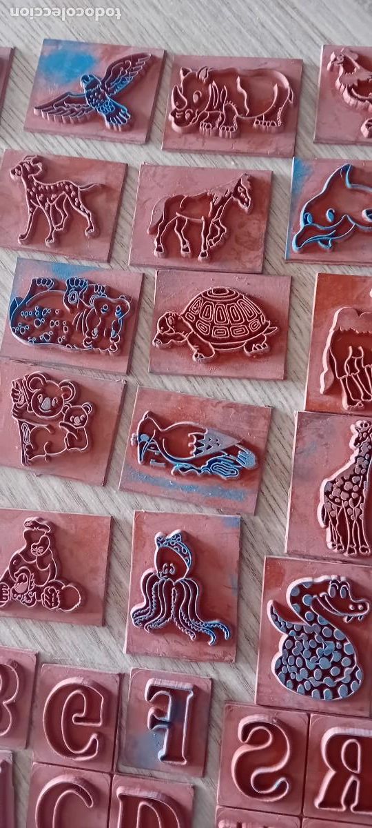 Antig&uuml;edades: SELLOS DE CAUCHO , IMPRENTA - Foto 1