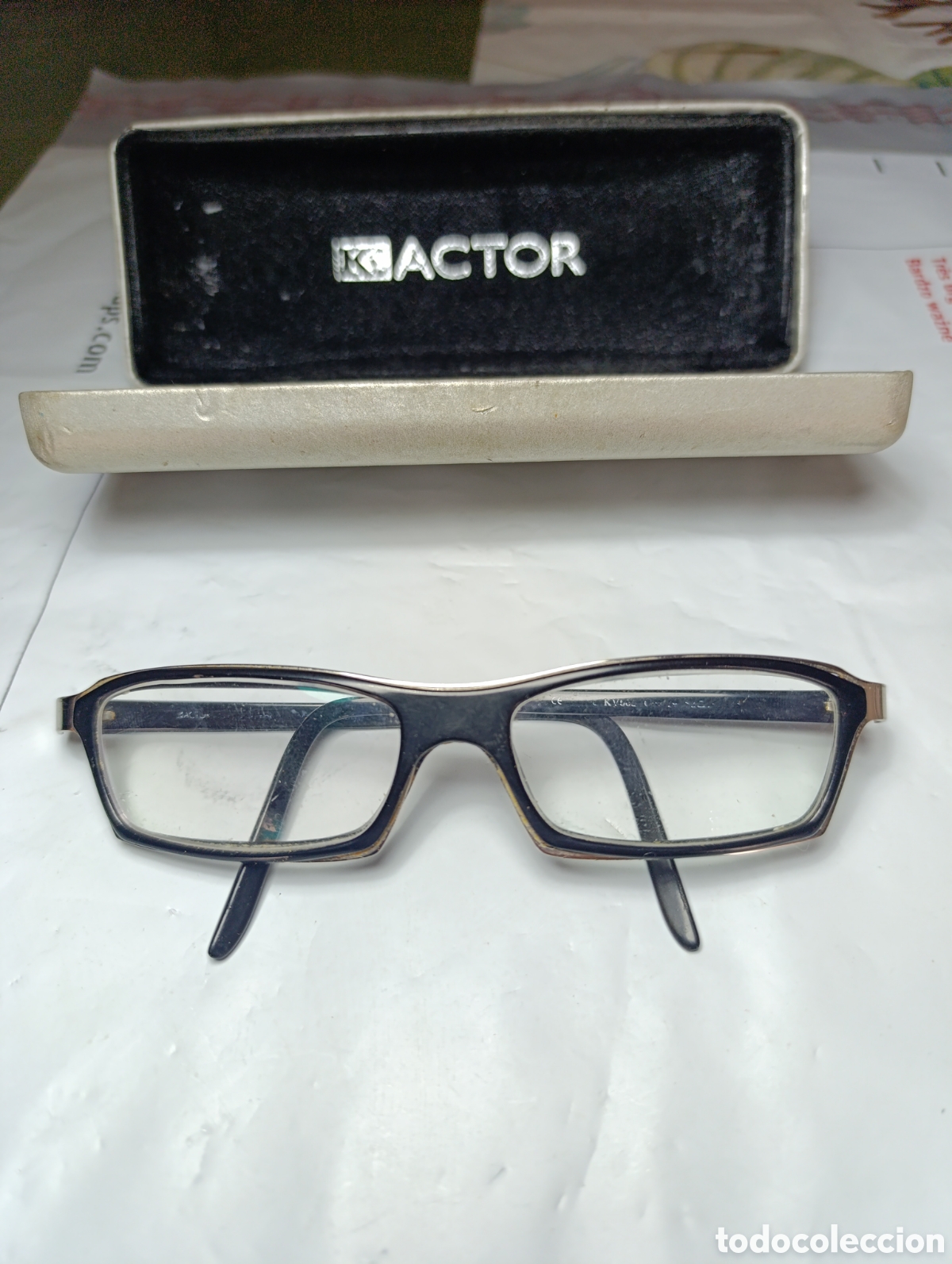 Antig&uuml;edades: GAFAS VINTAGE K ACTOR,CON SU FUNDA ORIGINAL - Foto 1